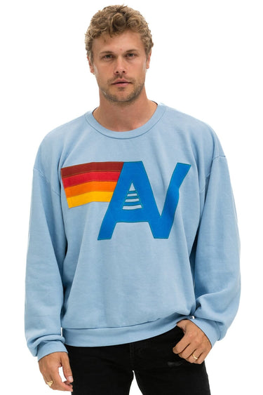 LOGO STITCH RELAXED CREW SWEATSHIRT - ICE Sweatshirt Aviator Nation