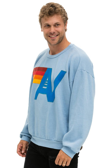 LOGO STITCH RELAXED CREW SWEATSHIRT - ICE Sweatshirt Aviator Nation