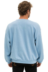 LOGO STITCH RELAXED CREW SWEATSHIRT - ICE Sweatshirt Aviator Nation