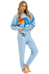 LOGO STITCH RELAXED CREW SWEATSHIRT - ICE Sweatshirt Aviator Nation