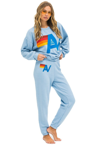 LOGO STITCH RELAXED CREW SWEATSHIRT - ICE Sweatshirt Aviator Nation