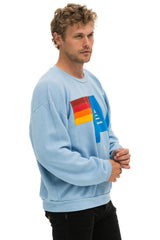 LOGO STITCH RELAXED CREW SWEATSHIRT - ICE Sweatshirt Aviator Nation