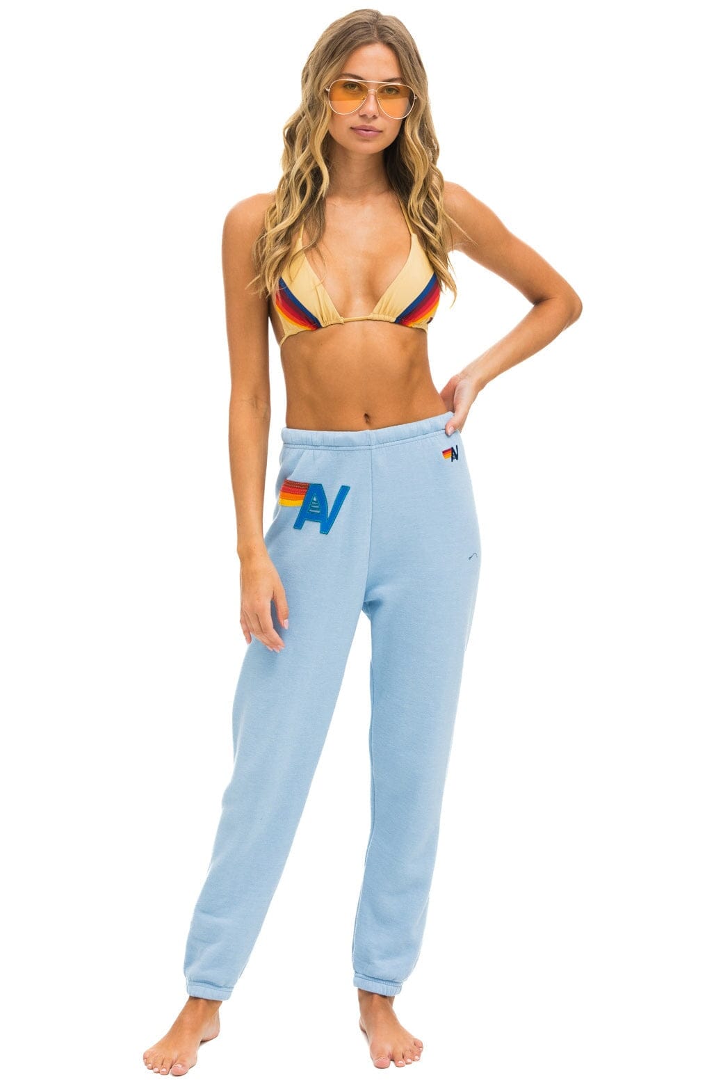 LOGO STITCH SWEATPANTS - ICE Women's Sweatpants Aviator Nation
