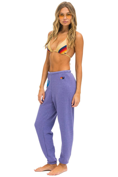 LOGO STITCH SWEATPANTS - LAVENDER Women's Sweatpants Aviator Nation
