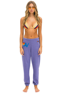 LOGO STITCH SWEATPANTS - LAVENDER Women's Sweatpants Aviator Nation
