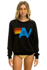 LOGO SWEATSHIRT - BLACK Sweatshirt Aviator Nation