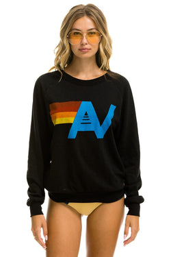 LOGO SWEATSHIRT - BLACK Sweatshirt Aviator Nation
