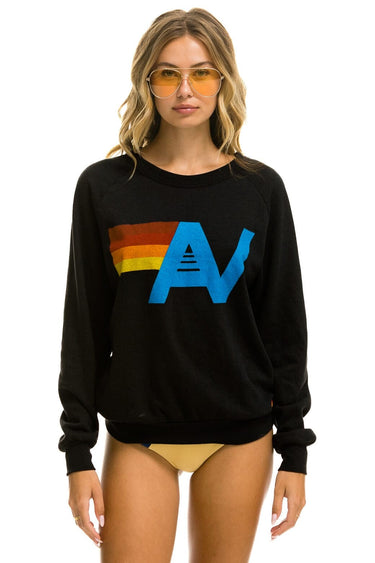 LOGO SWEATSHIRT - BLACK Sweatshirt Aviator Nation