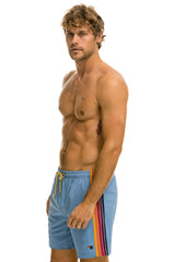 MEN'S 5 STRIPE FLEX SHORTS 7 INCH - ISLANDA Men's Board Shorts Aviator Nation