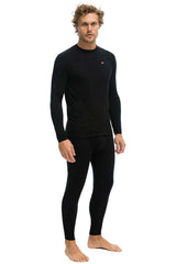 MEN'S MICRO MODAL BASE LAYER SET - BLACK Men's Outerwear Aviator Nation