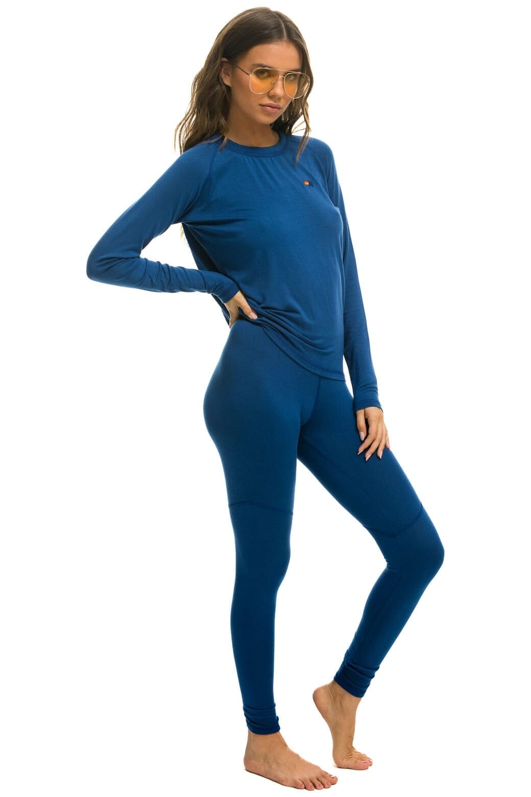 WOMEN'S MICRO MODAL BASE LAYER SET - ROYAL Women's Outerwear Aviator Nation