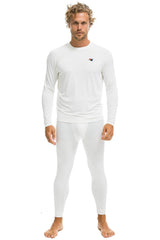 MEN'S MICRO MODAL BASE LAYER SET - VINTAGE WHITE Men's Outerwear Aviator Nation