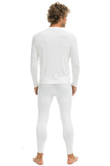 MEN'S MICRO MODAL BASE LAYER SET - VINTAGE WHITE Men's Outerwear Aviator Nation