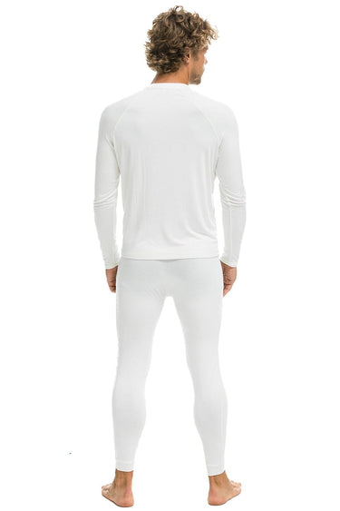 MEN'S MICRO MODAL BASE LAYER SET - VINTAGE WHITE Men's Outerwear Aviator Nation