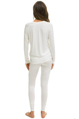 WOMEN'S MICRO MODAL BASE LAYER SET - VINTAGE WHITE Women's Outerwear Aviator Nation