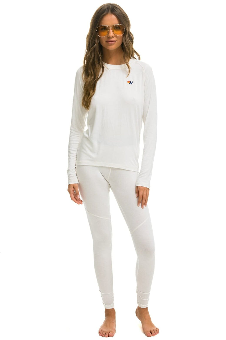 WOMEN'S MICRO MODAL BASE LAYER SET - VINTAGE WHITE Women's Outerwear Aviator Nation