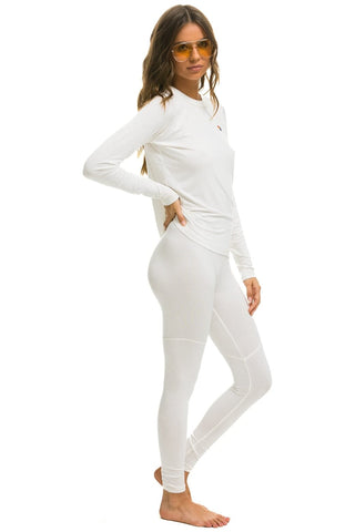 WOMEN'S MICRO MODAL BASE LAYER SET - VINTAGE WHITE Women's Outerwear Aviator Nation