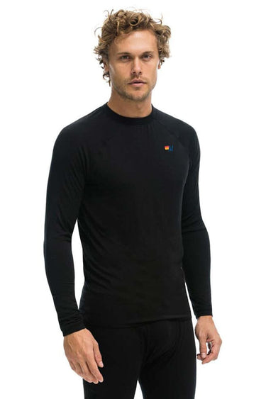 MICRO MODAL BASE LAYER TOP - BLACK Women's Base Layer Aviator Nation
