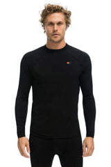 MICRO MODAL BASE LAYER TOP - BLACK Women's Base Layer Aviator Nation