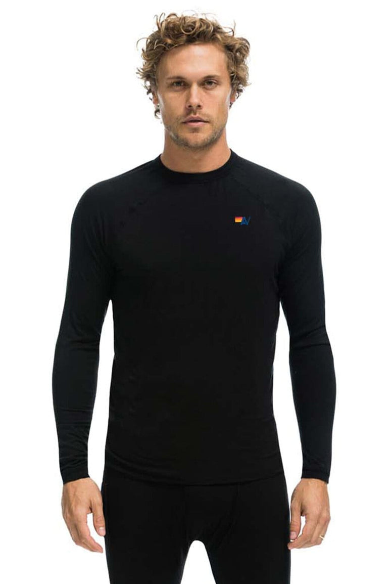 MICRO MODAL BASE LAYER TOP - BLACK Women's Base Layer Aviator Nation