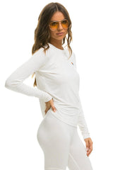 MICRO MODAL BASE LAYER TOP - VINTAGE WHITE Women's Base Layer Aviator Nation