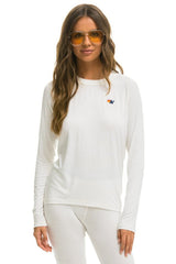 MICRO MODAL BASE LAYER TOP - VINTAGE WHITE Women's Base Layer Aviator Nation