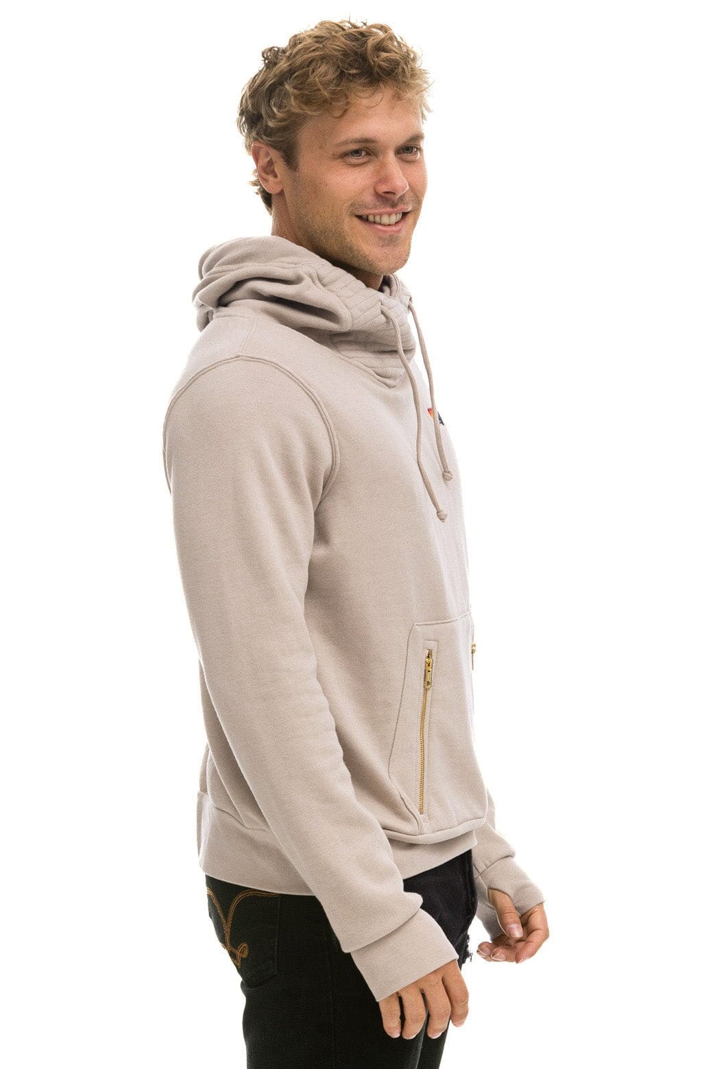 NINJA PULLOVER HOODIE - SAND Hoodie Aviator Nation