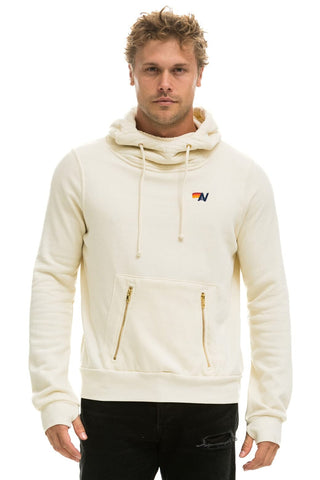 NINJA PULLOVER HOODIE - VINTAGE WHITE Hoodie Aviator Nation