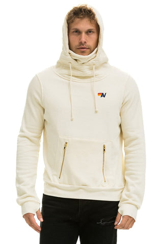 NINJA PULLOVER HOODIE - VINTAGE WHITE Hoodie Aviator Nation