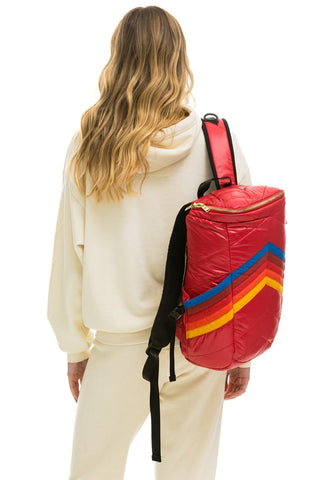 PEAK PUFFER BACKPACK - CHERRY Backpack Aviator Nation