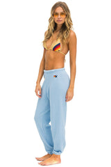RAINBOW HEART STITCH SWEATPANTS - ICE Women's Sweatpants Aviator Nation