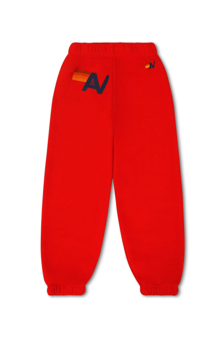 KID'S LOGO SWEATPANTS - RED