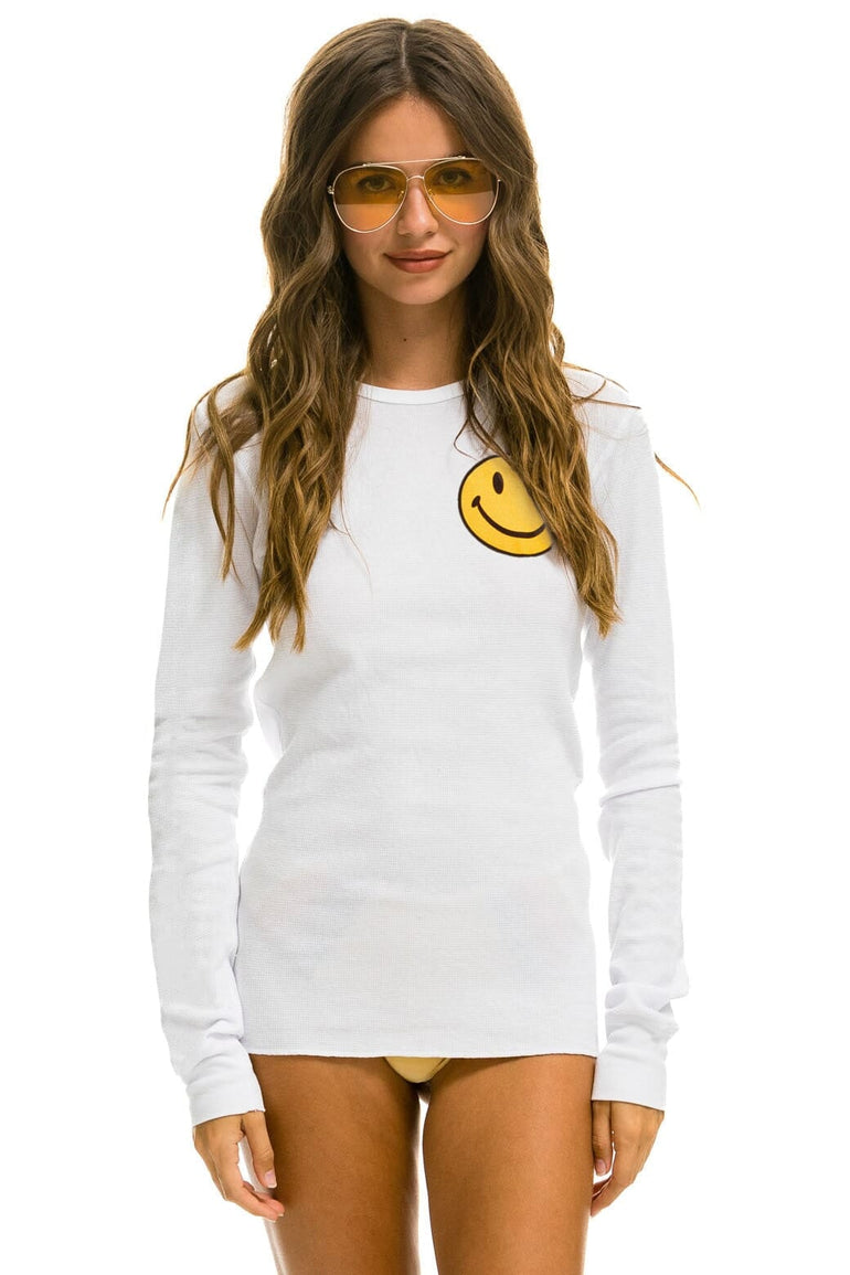 SMILEY 2 THERMAL - WHITE Thermal Aviator Nation
