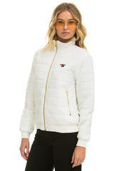 SUNBURST JACKET - WHITE Women's Outerwear Aviator Nation
