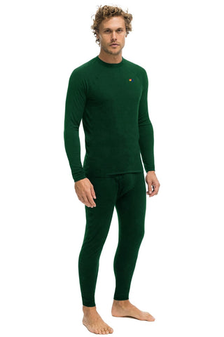 MEN'S THERMAL BASE LAYER SET - FOREST BASE LAYER Aviator Nation