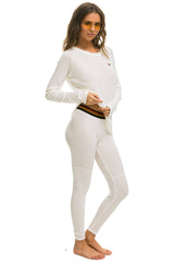 WOMEN'S THERMAL BASE LAYER SET - VINTAGE WHITE BASE LAYER Aviator Nation