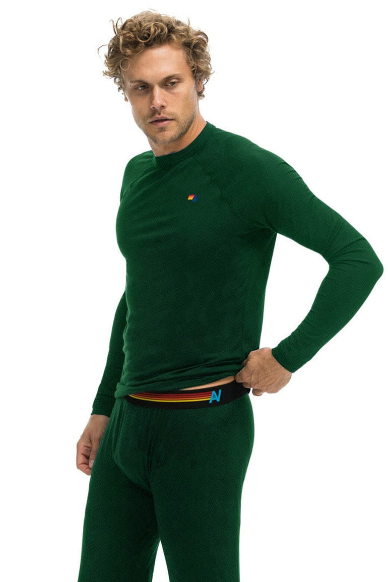 THERMAL BASE LAYER TOP - FOREST Men's Base Layer Aviator Nation