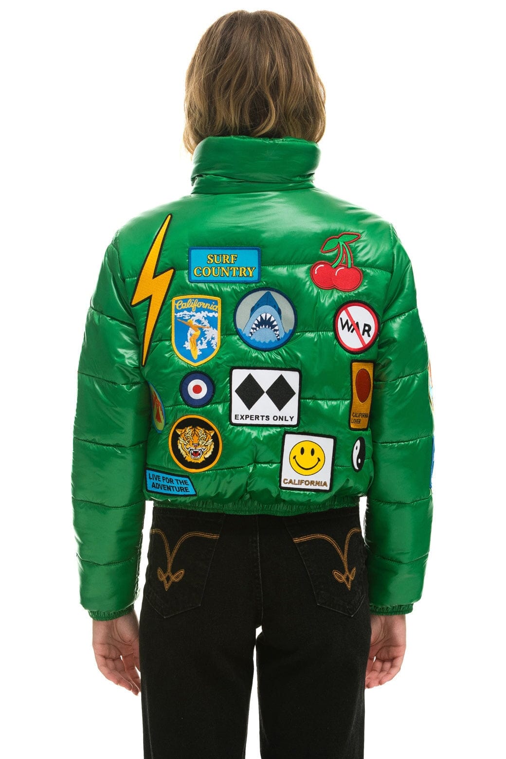 VINTAGE APRES PUFFER JACKET - AMAZON GLOSSY Women's Outerwear Aviator Nation