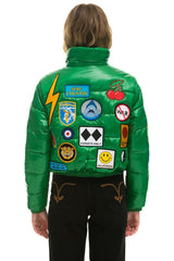 VINTAGE APRES PUFFER JACKET - AMAZON GLOSSY Women's Outerwear Aviator Nation