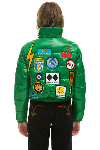 VINTAGE APRES PUFFER JACKET - AMAZON GLOSSY Women's Outerwear Aviator Nation