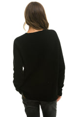 VINTAGE CABIN 2 UNISEX CASHMERE SWEATER - BLACK Sweatshirt Aviator Nation