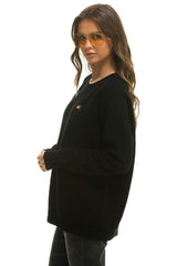 VINTAGE CABIN 2 UNISEX CASHMERE SWEATER - BLACK Sweatshirt Aviator Nation