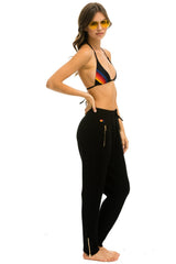 VINTAGE CABIN CASHMERE SWEATER PANT - BLACK Women's Sweatpants Aviator Nation