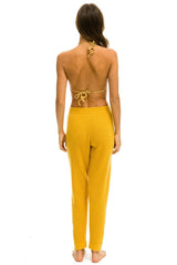 VINTAGE CABIN CASHMERE SWEATER PANT - GOLD Women's Sweatpants Aviator Nation