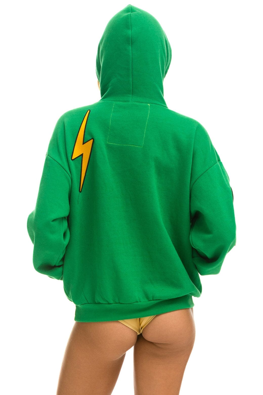 VINTAGE PATCH RELAXED PULLOVER HOODIE- KELLY GREEN Hoodie Aviator Nation