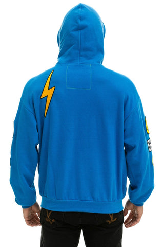 VINTAGE PATCH RELAXED PULLOVER HOODIE- OCEAN Hoodie Aviator Nation
