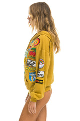 VINTAGE PATCH ZIP HOODIE RELAXED - KHAKI Hoodie Aviator Nation