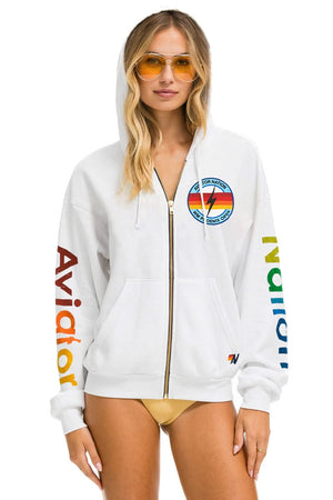 WM PHOENIX OPEN 2024 RELAXED ZIP HOODIE - WHITE