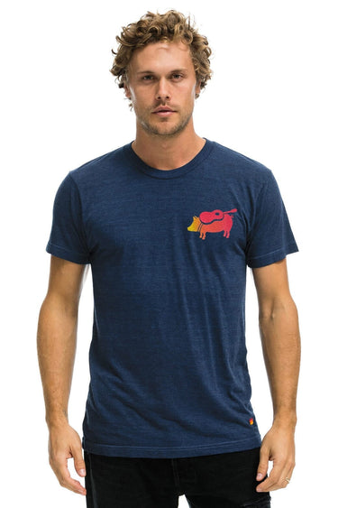 WINDY CITY SMOKEOUT 2024 CREW TEE SHIRT - NAVY TEES Aviator Nation