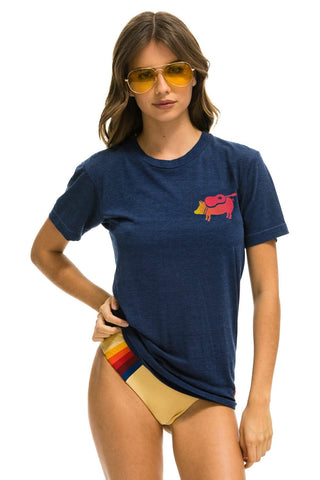 WINDY CITY SMOKEOUT 2024 CREW TEE SHIRT - NAVY TEES Aviator Nation